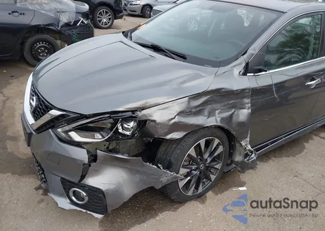 2018 Nissan Sentra Sr из США, поврежденный, VIN 3N1AB7APXJY221148